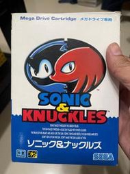 SEGA MD 全新 Sonic & Knuckles 音速小子與那魯克斯 G-4124 日版
