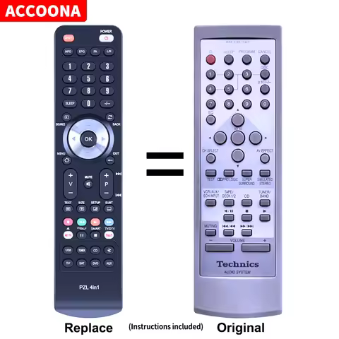 Remote control RAK-EHA16WH for Technics SA-EH750 RAK-EHA28WH