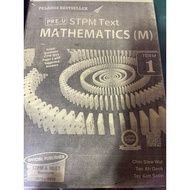 USED STPM FORM6 Pelangi MATH M mathematics management Sem1 textbook