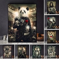 Sylvain Binet Poster Charm Retro Fictional Character Macaque Wall Art Canvas Painting Print Abstract