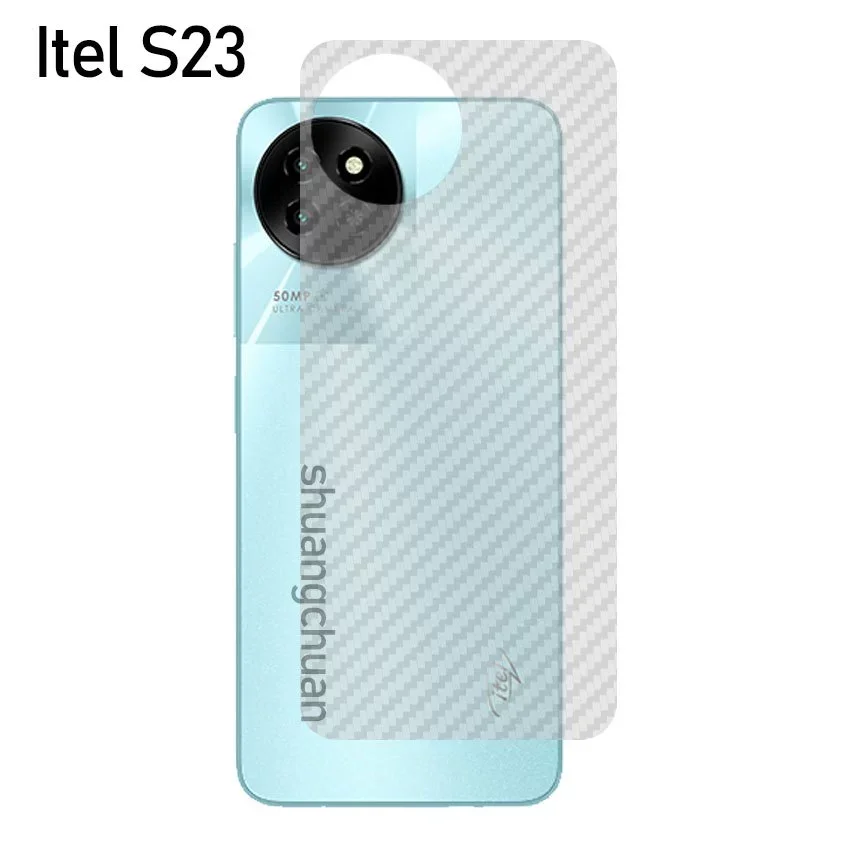 ITEL Carbon fiber back sticker for itel 23+ itel s23 itel a60/a60s a70