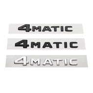 3D ABS Car Rear Trunk 4Matic Logo Letters Emblem Badge Stickers For Mercedes Benz W246 W204 W205 W21