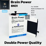Baterai Double Power Xiaomi All Type Redmi Mi Note 1 1s A1 2 S2 2s 3 3x 3s 4 4A 4X 5 5X 5A 6 6A 7 7