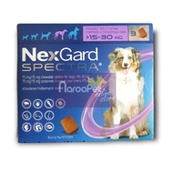 Nexgard Spectra L PURPLE Dog Flea Medicine 15-30kg