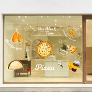 Kedai Pizza Kafe Kedai Roti Hiasan Kedai Kaca Pelekat Tingkap Kaca Pelekat Pintu Pelekat Vakum Gourm