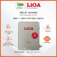 Biến Áp Đổi Nguồn Hạ Áp 1 Pha LiOA Loại Đặc Biệt mã DNV008D 800VA. Dây Đồng 100%. Điện Áp Vào 220V R