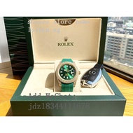 Rolex Submariner Full Diamond Series Green Disc 41mm Men's Automatic Mechanical Watch