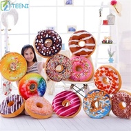 TEENI Pillow Doughnut 40cm Christmas Nap Pillow Pillow Cover Stuffed Toy Sofa Donut Stuffed Toys