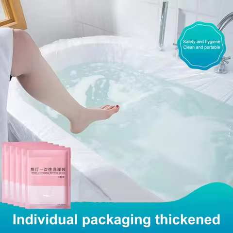 1-20Pcs Disposable Bathtub Cover Liner Set Thickened Convenient Solution For Salons Hotels And Home 