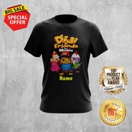 DIDI AND FREINDS THE MOVIE DIDI, NANA, JOJO DESIGN 6 CAN ADD ON NAME TSHIRT ROUND NECK FOR ALL
