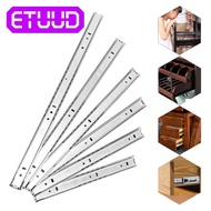 2 Sections Drawer Slides Micro Guide Steel Ball 27Mm Wide