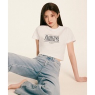 🎀 พรีออเดอร์ Marithe รุ่น W Classic Logo Crop Tee เสื้อยืดสตรี