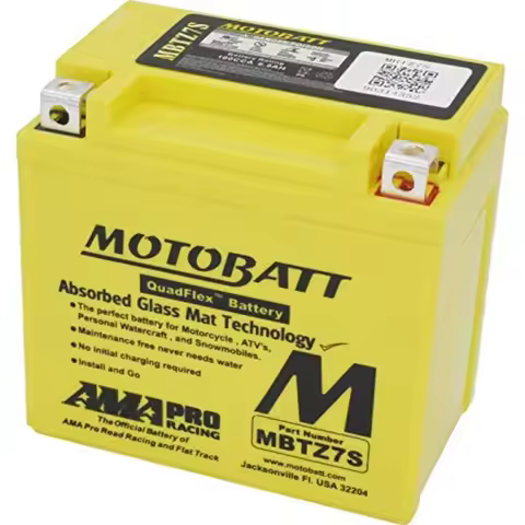 12 Volt 6.7 Ah Sealed Maintenance Free AGM Battery for Automotive Use Black Long Lasting and Leak Pr