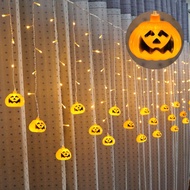 5M 216 LED Halloween LED Pumpkin Curatin Lights LED Icicle Light Halloween Decoration Light for Gift
