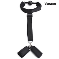 [COD] Women Fashion Neck Hand Cuffs Mouth Gag Restraint Straps Bondage Sex Toy