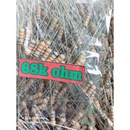 10 pcs resistors 1/2 watt 68k ohm