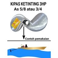 3HP KETINTING BOAT FAN Boat Fishing Kayak Fishing Boat
