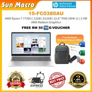 HP Laptop 15-FC0380AU blue Ryzen 7 7730U, 12GB Ram , 512GB SSD, , AMD REDEON Graphics Windows 11 & o