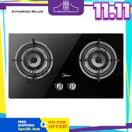 Midea 2 Burner Glass Gas Cooker Hob MGH-2411GL