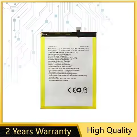 New LPN385390D Replacement Battery for Hisense A5 A5C FaceNote F1 HLTE202N Mobile Phone Batteries Wa