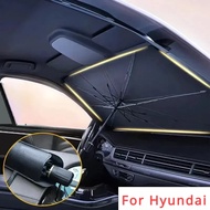 Car Sunshade Umbrella Car Sun Shade Protector Parasol For Hyundai IONIQ 6 Grandeur GN7 Kona Ev 2023 