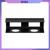 UTAKEE Under Desk Laptop Mount Metal Under Table Desk Holder for Keyboard Tablets Laptop Stand Underneath Desk