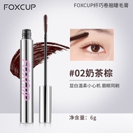 Foxcup Mascara Dài Lông Mi Dày Dài Dày Chống Nước Chống Mát Dài Dài Cho Người Mới Bắt Đầu Dụng Cụ Tr