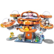 for Age 8+ Building Block Octonauts Ocean Adventure Octopod Castle Playset & Barnacles Kwazii Peso I