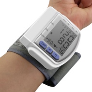 Digital Wrist Blood Pressure Monitor Smart Sphygmomanometer Tonometer Cuff Tensiometer Heart Rate Pu