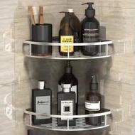 Ks Wall Shelf Stainless Steel Aluminum Bathroom Shampoo Soap Holder