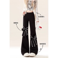 Summer Jeans Casual Jeans Chic Jeans Bow Jeans Micro-Flared Jeans Flared Pants Sweatpants Design Jea