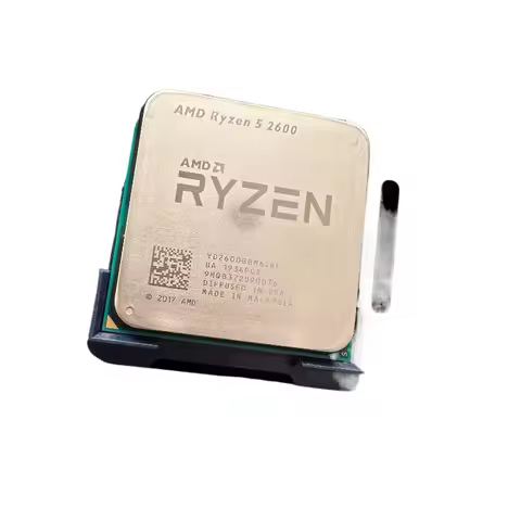 R5 2600 Original Disassembly Desktop Processor CPUAM4 Nuclear Display 1PCS ERS Used