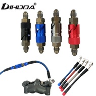 Universal AN3 Motorcycle Brake Line Hose Fluid Quick Release Connect Fitting Adapter Kit