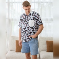VACAY Indied | Diddy Shirt Gentle Leopard Pattern There Is A Bag. /*