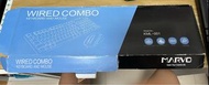 Marvo Wired keyboard mouse set 滑鼠鍵盤