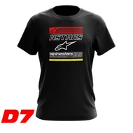 D7 BAJU MOTOR RIDE ALPAN DESIGN RACING SUPERBIKE RARE KAIN COTTON