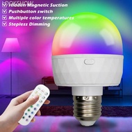 LOOKSHOW Rechargeable E27 LED Bulb 1800mAh RGB 15 Color Temperatures IR Remote USB C Emergency Light