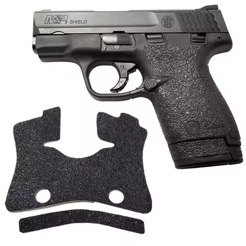 Non-slip Rubber Texture Grip Wrap Tape Glove sleeve for Smith & Wesson M&P Shield 9mm .40 S&W holste