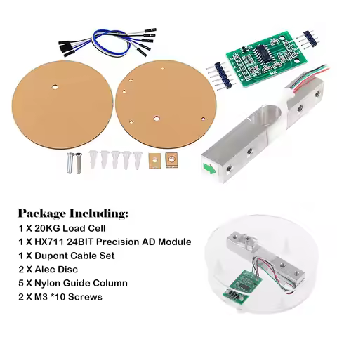 20kg Digital Load Cell Weight Sensor HX711 Module Weight Sensor Module IDY Kit Electronic Kitchen Sc