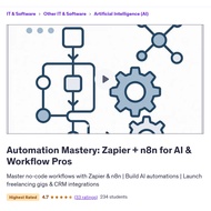 Ai n8n Video Course-Automation Mastery: Zapier + n8n for AI & Workflow Pros