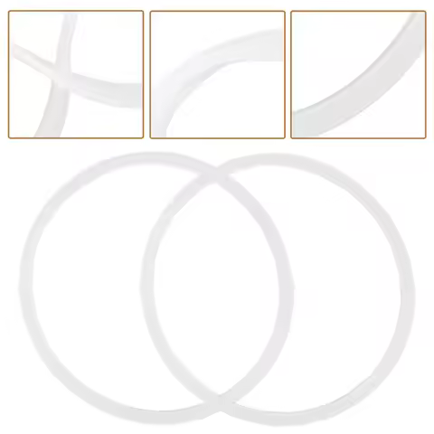 2Pcs Japanese Silicone Lunch Box Sealing Ring Insulated Fresh Food Storage Replacement Gasket for an