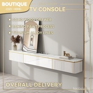 【In stock】ZXB Tv Console Light Luxury Cabinet Modern Simple Tv Console Wall Mounted TV Cabinet Wall Cabinet 1LFC