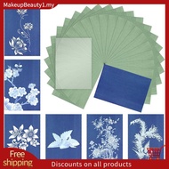 Cyanotype Paper Kit, 24 Pcs Sun Print Paper Kit A5 Solar Drawing Paper Sensitivity Nature Printing P