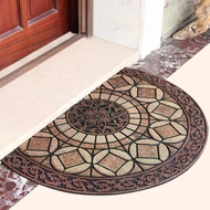 Floor Mat Rubber Foot Mat Rubber Foot Mat Rubbing Soil Entrance Door Semicircle Waterproof Outdoor F