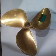 kipas kuningan d 13 propeller baling baling kapal perahu