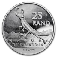 Silver dinosaurs euparkeria 2019 1 oz silver coin south african mint