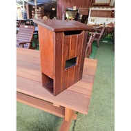 Letter Wooden Box natural wood finished.