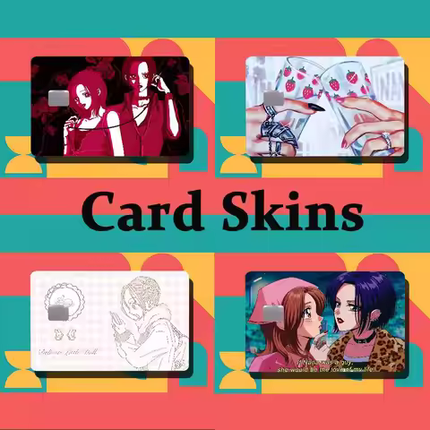 Cool Anime N-NANA Credit Debit Card Film Skin Sticker Credit Card Skin Stickers For Bank Card Bus Me