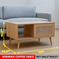 F&F: 6ft Kerman Cabinet TV Rattan Effect Up to 70inch TV / Rattan TV Cabinet Console Hingga 70 Inci