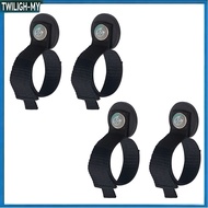 【new1】 4pcs magnetic tool hooks, two 6.6 cm long and two 4.3 cm long, for storing tools